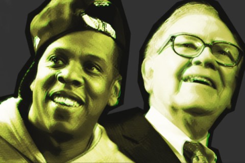 Jay-Z and Warren Buffett