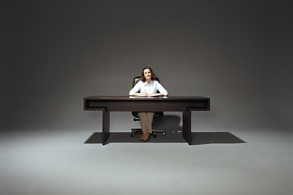 Wall Street Woman Desk