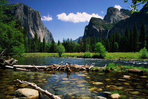 Yosemite Valley, Merced River, California