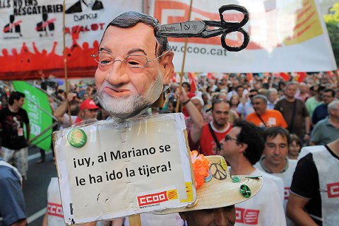 Demonstration in Spain