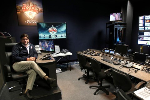 Jim Bell, the seven-year executive producer of "Today," in the NBC control room.