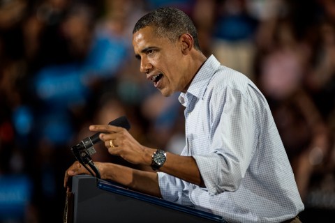 President Obama campaigns in Florida