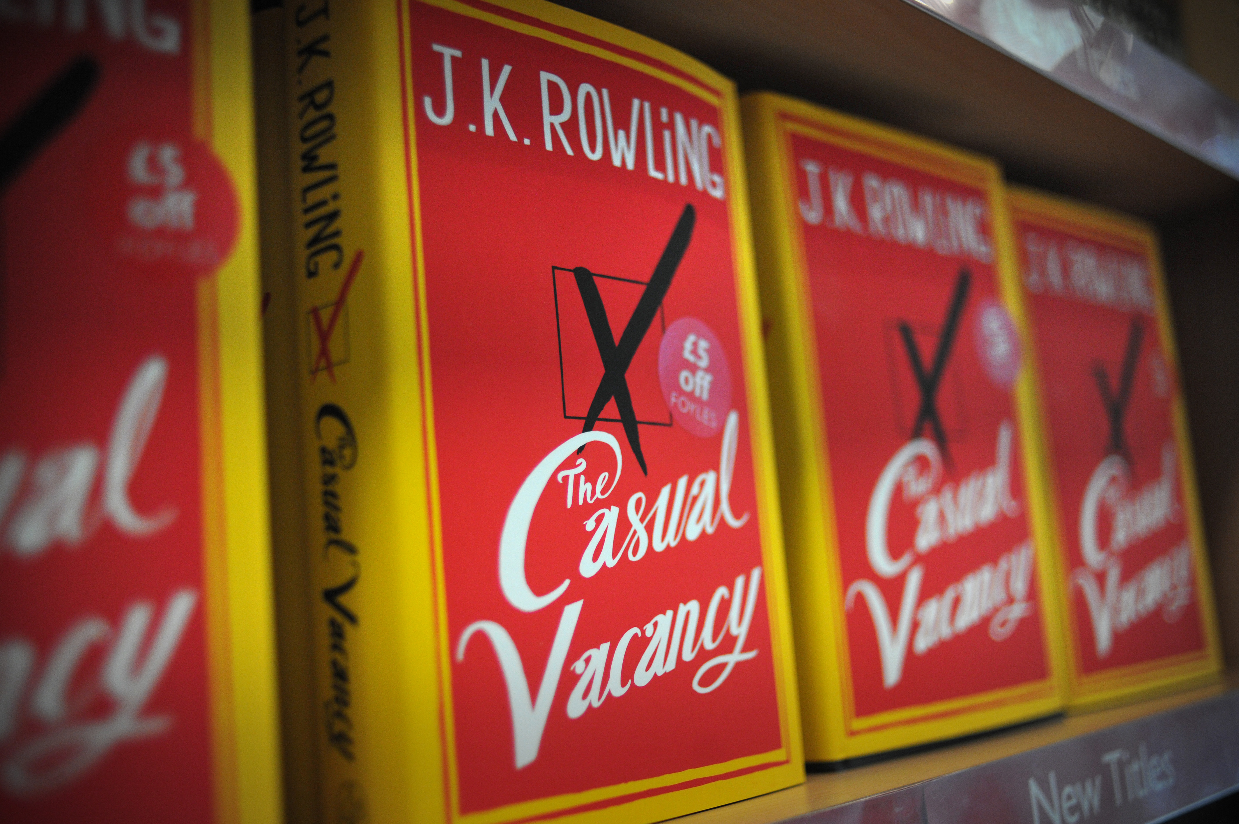 jk rowling the casual vacancy first edition