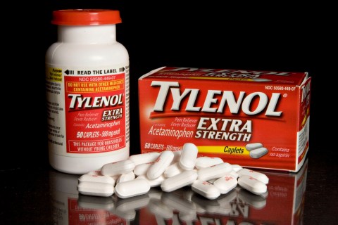 Johnson & Johnson's Tylenol is arranged for a photograph in