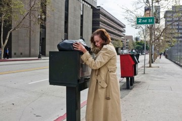image: A woman on the street in Los Angeles, CA. 2012.