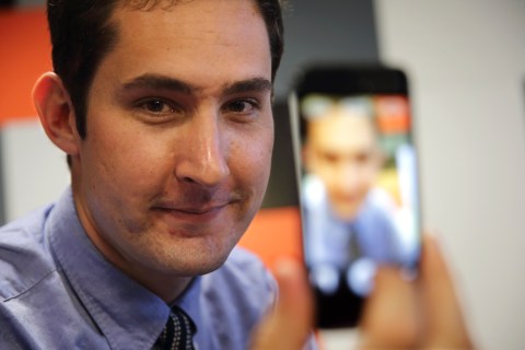 Kevin Systrom, Chief Executive of Instagram, the popular photo-sharing app now owned by Facebook speaks during an interview with Reuters at the LeWeb technology conference in Aubervilliers