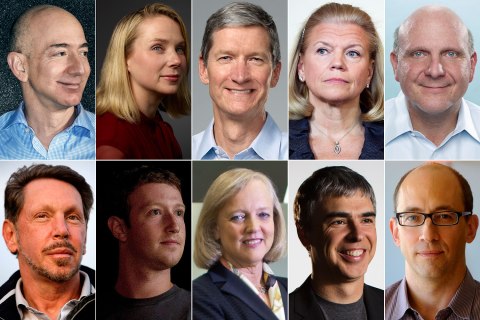 40 Most Powerful People in Tech: Big Tech CEOs