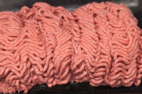 Lean finely textured beef, is displayed at the Beef Products Inc.'s plant in South Sioux City, Neb.