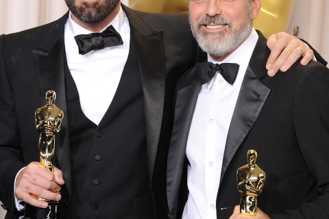 From left: Ben Affleck and George Clooney at the 85th Annual Academy Awards in Hollywood, Calif., on February 24, 2013.