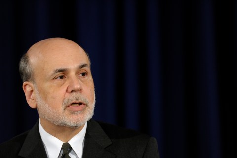 Federal Reserve Chairman Ben Bernanke speaks during a news conference in Washington, D.C., on June 19, 2013.