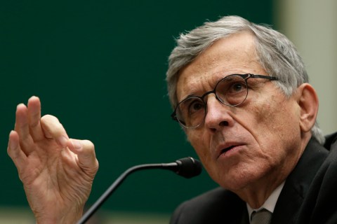 FCC Chairman Tom Wheeler testifies before the House Communications and Technology panel on Capitol Hill in Washington
